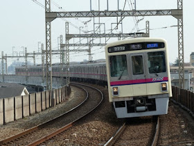 京王電鉄　快速　橋本行き1　7000系LED