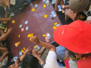 Card gambling inside "Cockfighting Venue"