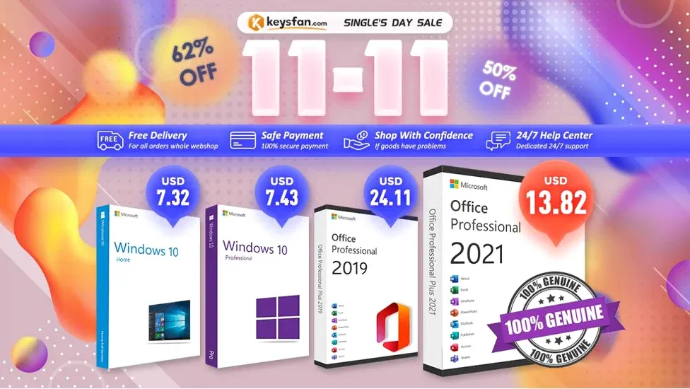 احصل على عروض تراخيص للويندوز و Office في تخفيضات 11.11