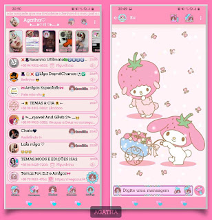 My Melody Theme For YOWhatsApp & Fouad WhatsApp By Agatha