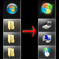 Dynamic Windows Explorer Taskbar Icons