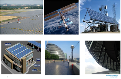 The various large scale applications of PV Solar Technology