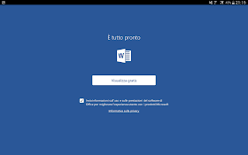 schermata visualizzata dopo il login nell'account Microsoft 