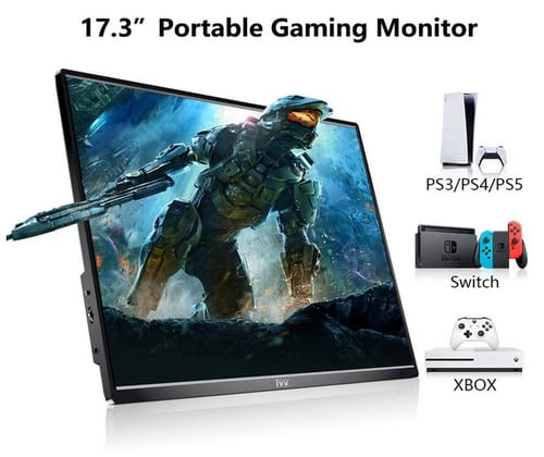 IVV 173FC1-B IPS HDR FHD Ultra-Slim Portable Monitor