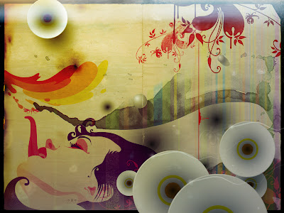 3d art gallery. 3d art wallpaper. abstract