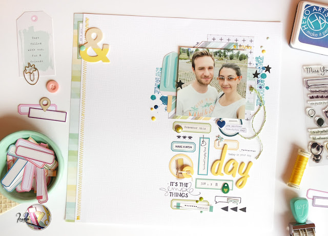 scrapbooking layout | your day per Scrappiamo Insieme by kushi