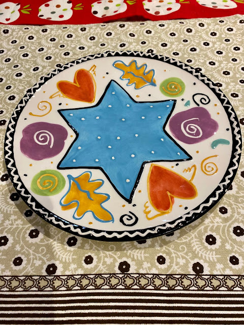 Jewish Holiday plate