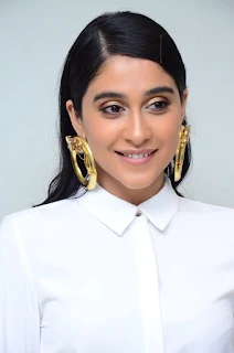 Actress Regina Cassandra New Stills At Evaru Movie Success Meet 