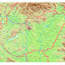 Online térképek: Magyarország domborzati térkép