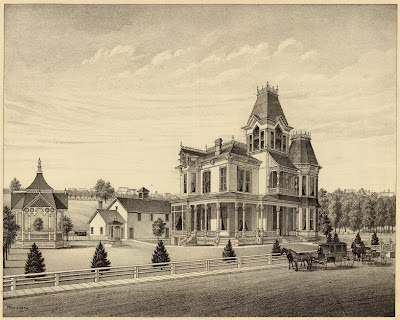 Nebraskan colonial gothic mansion