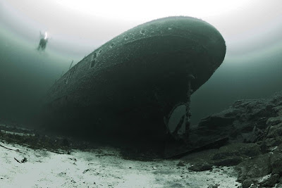 The wreck of SS Borghild