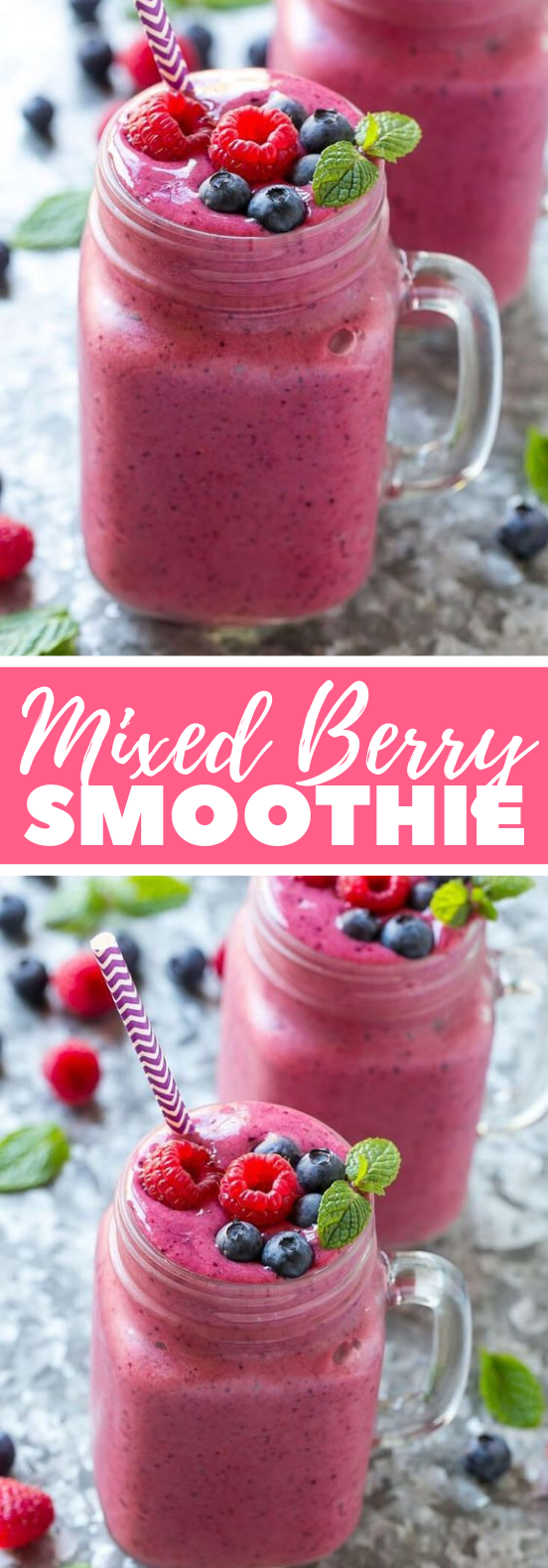 MIXED BERRY SMOOTHIE RECIPE #healthydrink #drink