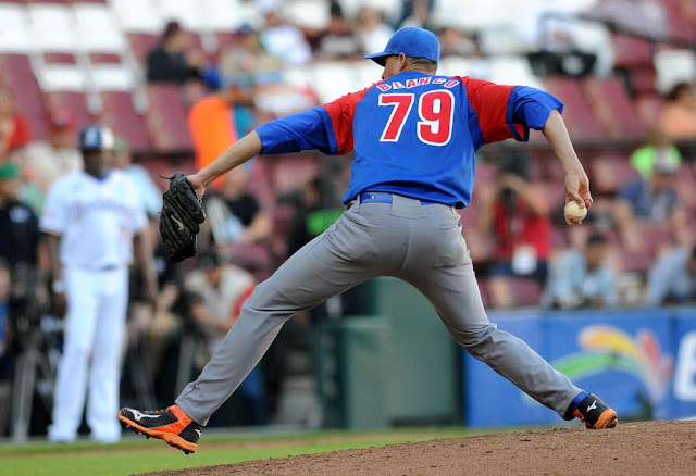 Lázaro Blanco, considerado hoy el mejor abridor derecho del béisbol cubano, es uno de los seis peloteros contratados para jugar en Canadá