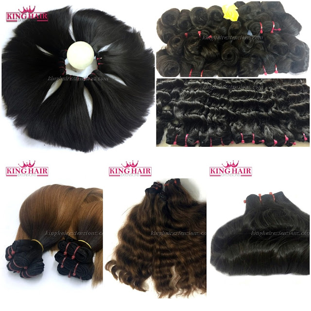 Some Vietnam hair extension from King hair extension supplier