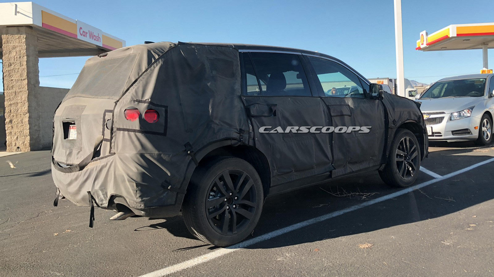 Spy Shoot Honda Pilot 2019 Facelift Terlihat Di California