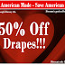 50% Off Drapes