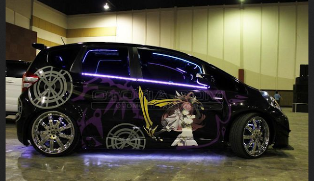 Modifikasi Honda Jazz Airbrush Terbaru