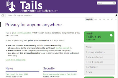 Tails - Secrets deep web