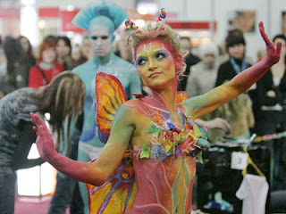 Collection of Art body Painting Festival Contest