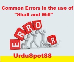 common errors in the use of shall and will