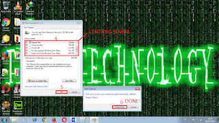 TAMPILAN DISK CLEANUP