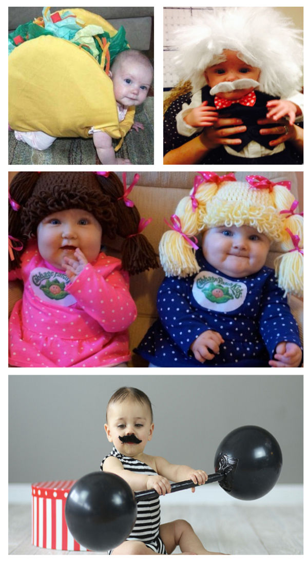 A collection of fun & creative Halloween costume ideas for baby #halloween #halloweencostumes2020 #halloweencostumesforbabies #babycostumes #growingajeweledrose #activitiesforkids