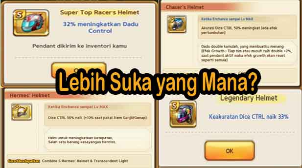 Mengenal Jenis Pendant Helm di GetRich dan Fungsinya