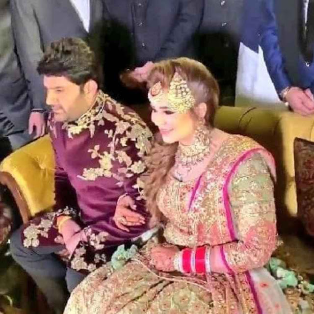 kapil sharma and ginni chatrath's wedding photos and pics