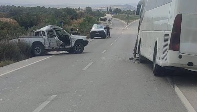 Greek Cypriot man die after car crash with bus in north Cyprus