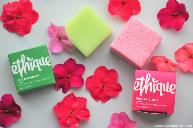 Ethique Pinkalicious shampoo bar review