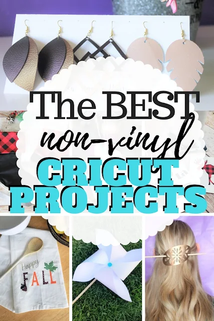 Looking to get a Cricut Maker?  Here our the best Cricut projects for doing non-vinyl projects. #cricutcreated