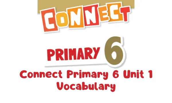 Connect Primary 6 Unit 1 Vocabulary