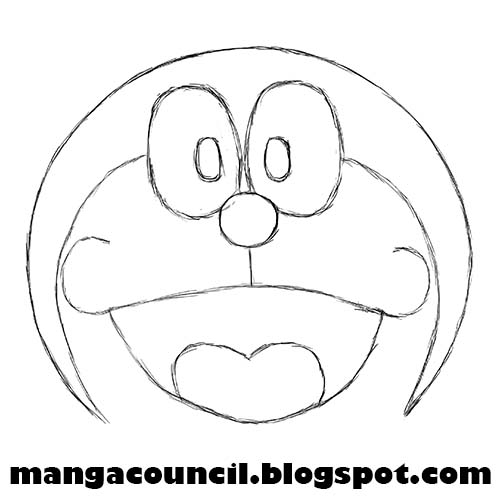  Cara  Menggambar Anime Doraemon  dengan Cepat Manga Council