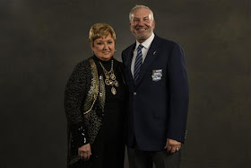 Terri Parsons (widow of 2017 NASCAR Hall of Fame inductee Benny Parsons and Dale Jarrett (NASCAR Hall of Fame)