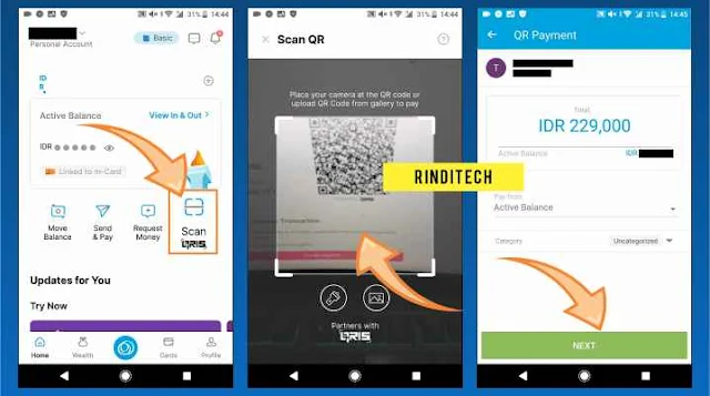 Cara Bayar Pakai Kode QRIS di Apliksi Jenius