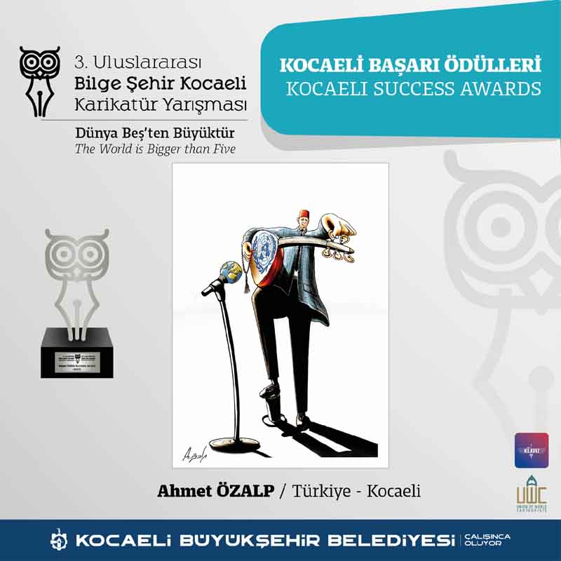 Results of the 3rd International Wise City Kocaeli Cartoon Contest, Turkey