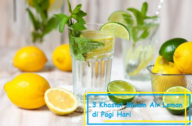 3 Khasiat Minum Air Lemon di Pagi Hari