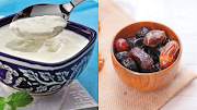 Benefits of eating yogurt and dates mixed...