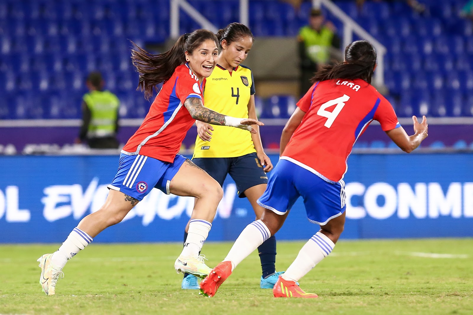 Chile y Ecuador en Copa América Femenina 2022, 14 de julio