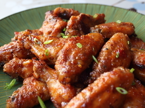 Buffalo Chicken Wings in Peanut Sauce