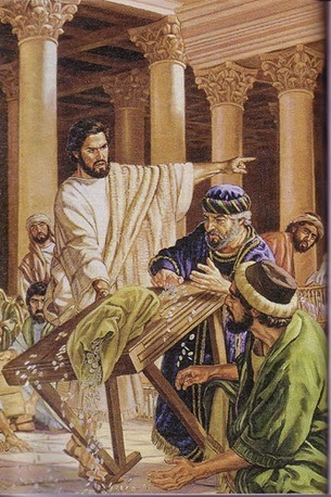 Jesus expulsa vendilhões