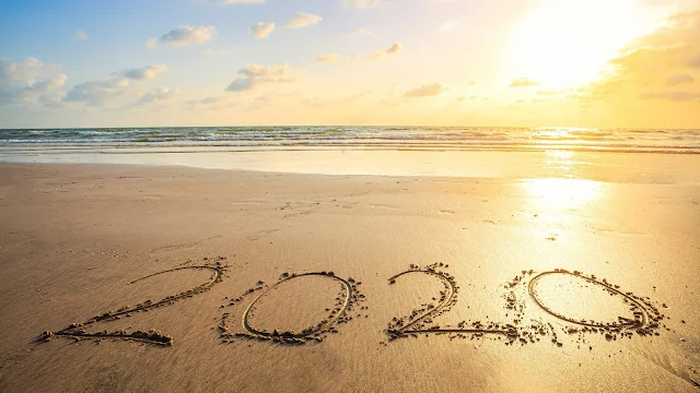 Download Wallpaper New Year Beach 2020, Hd, 4k Images. 