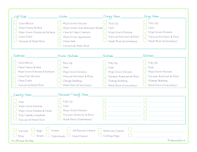 weekly cleaning schedule, free printable, home management binder, cleaning