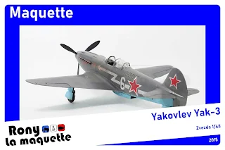 Maquette du Yak 3 de Zvezda au 1/48.