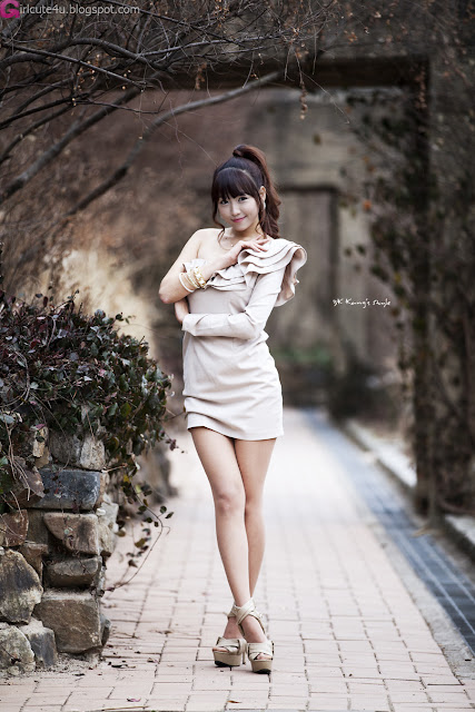 5 Lee Eun Hye - One Shoulder Mini Dress-very cute asian girl-girlcute4u.blogspot.com