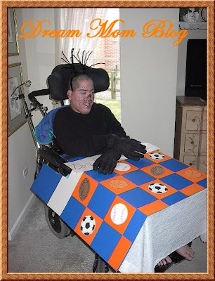 Dream Mom: Happy Halloween~Bed Bug Costume for a Wheelchair Tutorial