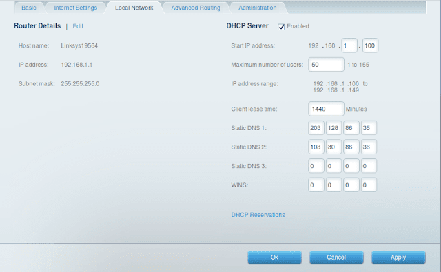  Pada artikel sebelumnya aku pernah posting tutorial Basic Setting Router Cisco Linksys Smart Wifi