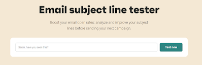 Free Email Subject Line Checker - Screenshot 1