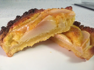 Tartaleta de peras y frangipane