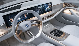 BMW i4 electric مواصفات سيارة بي إم دبليو الكهربائية BMW i4 سيارة بي ام دبليو i4 السيدان الكهربائية